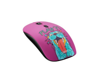 Canyon CND-CMSW400PL Wireless Mouse With Removable Cover Playing Dog PC