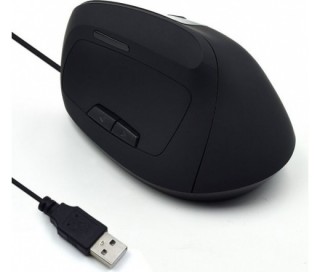 Ewent EW3157 Vertical Ergonomic mouse Black PC