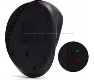 Ewent EW3158 Wireless Ergonomic mouse Black PC