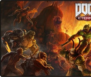 Doom Eternal Oversized Mousepad "Marauder" PC