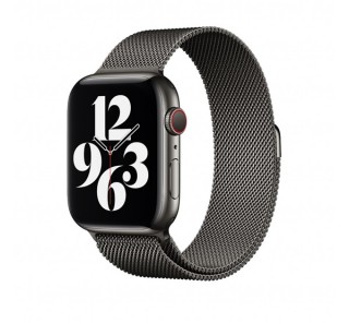 Apple Watch 44mm Rozsdamentes acél milánói szíj, grafit Több platform