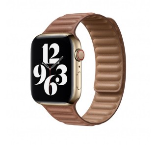 Apple Watch 44mm Bőrszíj, L méretű, vörösesbarna Több platform