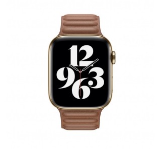 Apple Watch 44mm Bőrszíj, L méretű, vörösesbarna Több platform