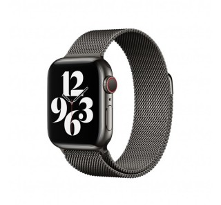 Apple Watch 40mm Rozsdamentes acél milánói szíj, grafit Több platform