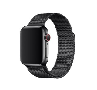 Apple Watch 38/40mm Rozsdamentes acél milánói szíj, asztrofekete Több platform