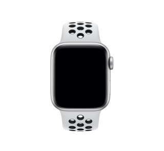 Apple Watch 38/40mm Nike sportszíj, platinaszín-fekete Több platform