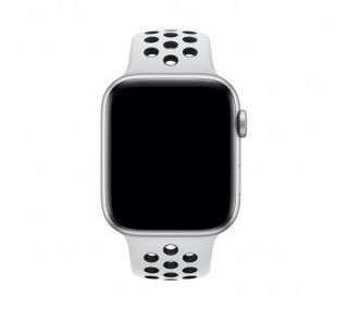 Apple Watch 42/44mm Nike sportszíj, platinaszín-fekete Több platform