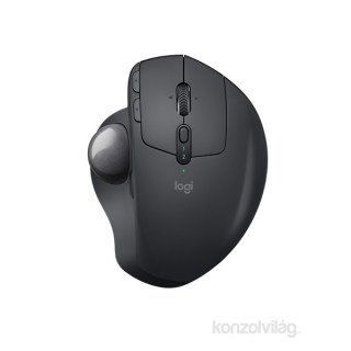 Logitech MX Ergo fekete hanyatt egér PC