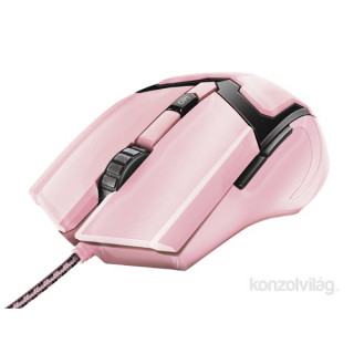 Trust GXT 101P Gav USB gamer pink egér PC