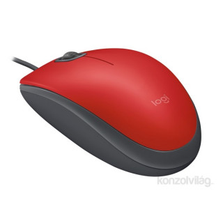 Logitech M110 Silent - Piros PC