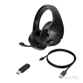 HyperX Cloud Stinger wireless Fekete gamer headset (HX-HSCSW2-BK/WW) PC