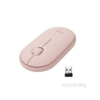 Logitech Pebble M350 Rose wless BT egér PC