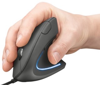 Trust Verto Ergonomic mouse Black PC