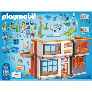 Playmobil - "Alma-egészség" Gyermekklinika (6657) Játék