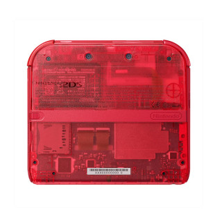 Nintendo 2DS (Transparent, red) 3DS