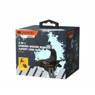 CANYON 2 in1 Gaming Mouse Bungee Állvány és USB 2.0 hub (CND-GWH100) PC