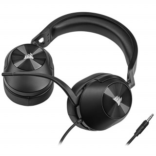 CORSAIR HS55 Surround Gaming fejhallgató, Carbon (CA-9011265-EU) PC