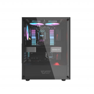 darkFlash DK100 ATX TG fekete számítógépház (DK100) PC