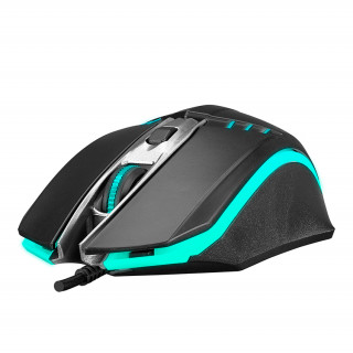 Everest SM-G97 "GANK" Gamer Egér (Fekete) PC