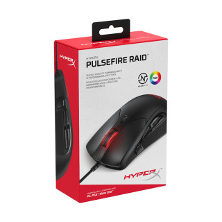 HyperX Pulsefire Raid Gaming vezetékes RGB-s egér (4P5Q3AA) PC