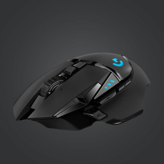 Logitech G502 Lightspeed RGB Vezeték Nélküli Gaming egér, Fekete (910-005567) PC