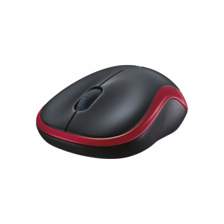 MOUSEW Logitech M185 Optical [Vez.nélküli] - Piros PC