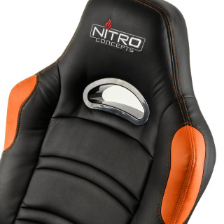 Nitro Concepts C80 Comfort Fekete-Narancs Gamer Szék (NC-C80C-BO) PC