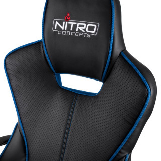 Nitro Concepts E200 Race Fekete-Kék Gamer Szék (NC-E200R-BB) PC