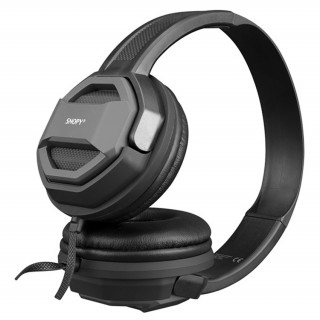 Snopy Headset - SN-101 "BONNY" (Fekete-Szürke) PC