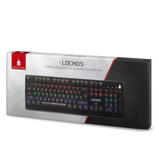 Spartan Gear - Lochos Wired Mechanical Gaming Keyboard - Vezetékes Mechanikus Gamer Billentyűzet PC