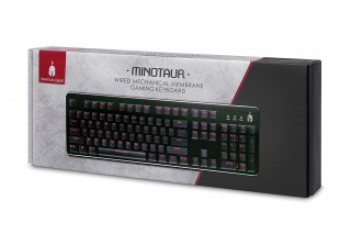 Spartan Gear - Minotaur Wired Mechanical Membrane Gaming Keyboard PC