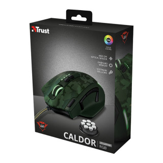 Trust 20853 GXT 155C Caldor Gaming Mouse - green camouflage PC