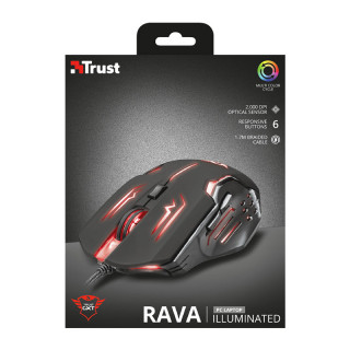 Trust GXT 108 Rava Gaming - Fekete PC