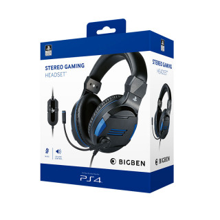 Stereo Gaming Headset V3 PS4 Fekete (Nacon) PS4