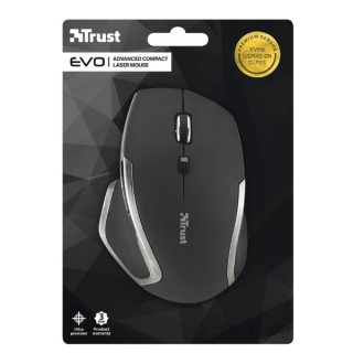 Trust Evo Advanced Compact Laser fekete wless egér PC