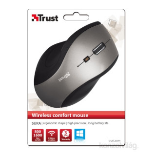 Trust Sura Wireless [USB] - Fekete/Ezüst PC