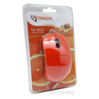 Sbox M-900O USB narancs egér PC