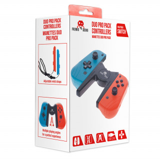 Freaks and Geeks - Nintendo Switch JoyCon Gamepad + JoyCon Csuklópánt Kék/Piros (299178C) Nintendo Switch