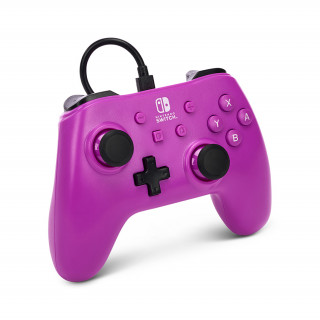 PowerA Nintendo Switch Vezetékes Kontroller (Grape Purple) Nintendo Switch