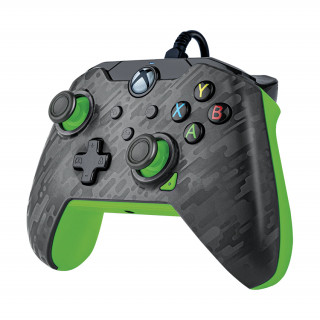 PDP Xbox Series X/S Vezetékes Kontroller - Neon Carbon (Xbox Series X/S) Xbox Series