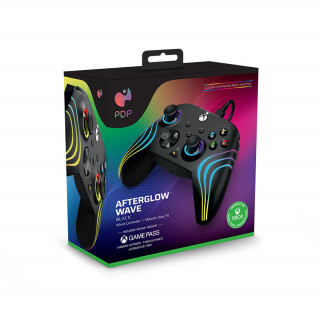 PDP Xbox Series X/S Vezetékes Kontroller - Afterglow WAVE audio lighting - Fekete (Xbox Series X/S) Xbox Series