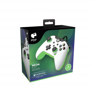 PDP Xbox Series X/S Vezetékes Kontroller - Neon Fehér (Xbox Series X/S) Xbox Series