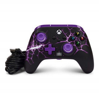 PowerA Enhanced Xbox Series X|S, Xbox One, PC Vezetékes Kontroller (Purple Magma) Xbox Series