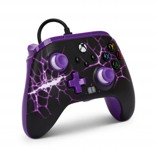 PowerA Enhanced Xbox Series X|S, Xbox One, PC Vezetékes Kontroller (Purple Magma) Xbox Series