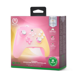 PowerA Xbox Series X|S Advantage Kontroller (Pink Lemonade) Xbox Series