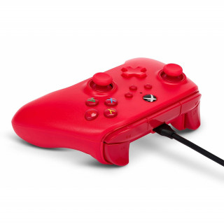 PowerA Xbox Series X|S, Xbox One, PC Vezetékes Kontroller (Red) Xbox Series