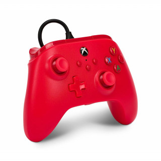 PowerA Xbox Series X|S, Xbox One, PC Vezetékes Kontroller (Red) Xbox Series