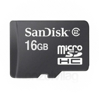 Sandisk Micro SD card 16 GB HC DS